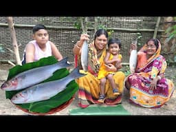 সেই কবে রান্না হয়েছিল, আজ আবার দামোদর নদীর পারসে মাছ রান্না করলাম