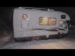 Stranded!  Winter Camping Stuck In Snow Blizzard