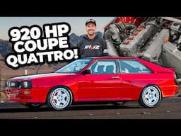 920HP Audi Quattro - AWD 5 Cylinder on STEROIDS! (Best Sounding Audi Ever?!)