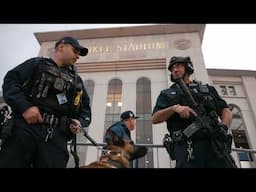 Security Preparations for Yankees Game 5 at the Yankee Stadium #shorts