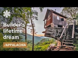 He quit his job to build dream cliffside hamlet in Appalachia