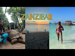 visiting the most beautiful beach in Africa, prison island and the old slave market | Zanzibar vlog