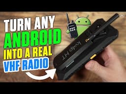 Turn ANY Android Into A REAL VHF Two Way Radio Transceiver