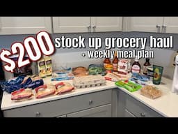 $200 Grocery Haul for 2 Adults + Weekly Meal Plan | High Protein Vegetarian Meal Ideas