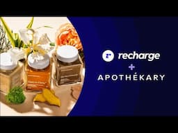 Apothékary scales to $10M processed with Recharge