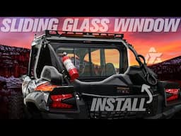 How To Install the Tusk Sliding Glass Rear Window | Kawasaki  KRX4 1000