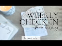 weekly check-in | expense tracking | zero based budgeting | dave ramsey inspired