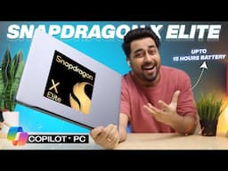 Asus Vivobook S15 OLED Snapdragon X Elite Review ✅ Crazy Battery Life Upto 15Hours 🔋 3K 120Hz OLED 🔥