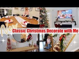 *NEW* CLASSIC CHRISTMAS DECORATE WITH ME 2024 TIFFANI BEASTON HOMEMAKING