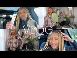 VLOG: TARGET & ULTA HAUL | TRYING TO TIGHTEN UP THESE KNOTLESS BRAIDS NEW GUCCI UNBOXING +TASTE TEST