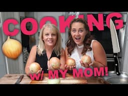 COOKING WITH MY MOM!