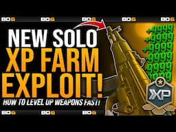 Black Ops 6 - INSANE SOLO XP FARM - Level Up FAST / WEAPONS / CAMOS / MAX PRESTIGE - Zombie Pile Up