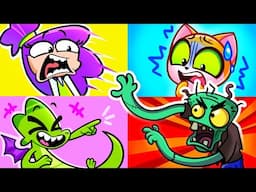 One color TICKLISH ZOMBIE challenge ? what happened to Viv ? Good Habits Moral Story | Kids Cartoons