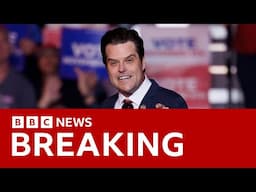 Matt Gaetz withdraws as Donald Trump's nominee for US attorney general | BBC News