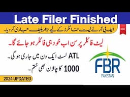 Latest FBR Update | No Late Filer | Active Filer Immediately | No ATL Challan