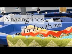 Thrift with me | sewing treasures | Frugal quilting