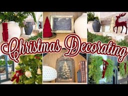 🎁 CHRISTMAS DECORATE WITH ME 2024 🎁 Traditional Christmas Decor w/ Christmas Decorating Ideas