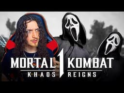 Moral Kombat 1 - Ghostface Gameplay Trailer REACTION! (Khaos Reigns DLC)