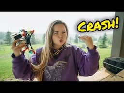 Flying & Crashing my FPV Drone.