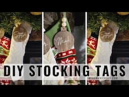 Cheap + DIY Easy STOCKING TAGS | Meagan Nichole DIY & Lifestyle