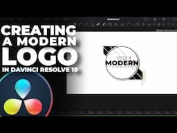 How To CREATE A LOGO In Davinci Resolve 18