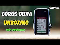 COROS DURA Unboxing & First Impression in India