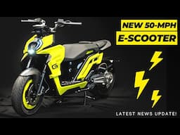 7 Sporty All-Electric Scooters w/ Top Speeds Exceeding 50 MPH (2025 Lineup)