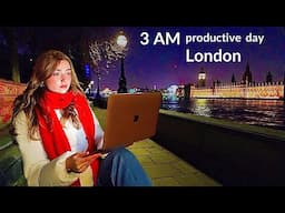 3AM Study Vlog | Productive day in London