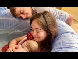 At Home Water Birth Of Our Son | Fast 4 Hour Labor and Delivery!