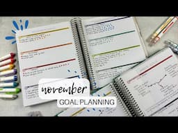 NOVEMBER 2024 GOALS + week 44 weekly actions | MAKSELIFE MONTHLY GOAL SETTING | #mäksēlifeplanner