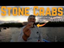 First Time Catching Stone Crabs | Colossal Claws!