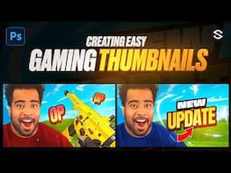 Creating Quick Easy Gaming Thumbnails in Photoshop (FREE PSD)