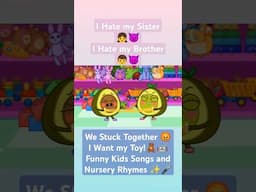 Oh No! We Stuck Together! My Toy!  VocaVoca Berries #shorts #baby #stuck #song #nurseryrhymes