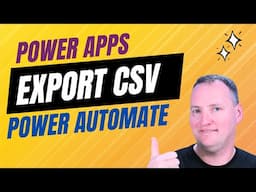 Power Apps Export CSV then create file and email it