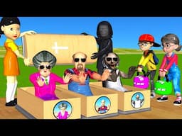 Scary Teacher 3D vs Squid Game Kettlebell Toss Level Max 5 Times Challenge Miss T vs Granny Loser