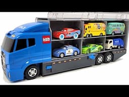 12 Types Cars Tomica ☆ Open Tomica and place it on Okatazuke convoy