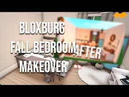 Bloxburg Fall Bedroom Makeover | Welcome To Bloxburg |