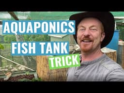 Aquaponics Fish Tank- Adding an Over Flow pipe to stop IBC water loss