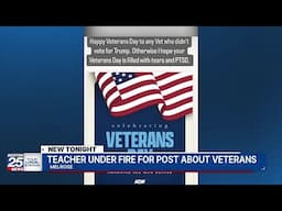 ‘Why would you say that?’: Melrose teacher’s post about veterans and Trump under investigation