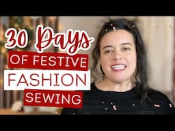 Sew a Holiday ACCORDIAN PLEATED SKIRT | 30 Days of Festive Fashion Sewing | Day 22