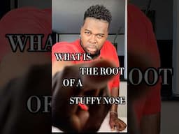 What is the root of having stuffy nose? 🙄 #stuffynose #noseblock