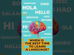 What age should you learn a new language? #bbcideas #language #languagelearning #speech