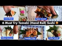 Master the art of TEMAKI SUSHI : 6 Must Try Hand Rolls with Sushi Man Santosh