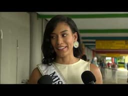 Miss Universe Belize: Halima Hoy Returns Home