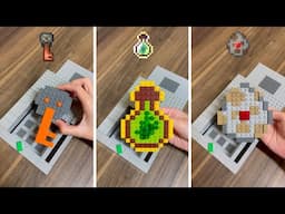 Crafting Minecraft Impossible items BUT Lego!!! 🧪