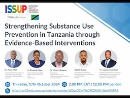 ISSUP Tanzania: Strengthening Substance Use Prevention through Evidence-Based Interventions