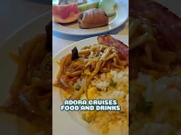 Adora Cruises Food and drinks #shorts Adora Mediterranea Adora Magic City #cruiseShip #costa #adora