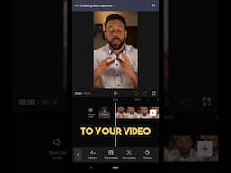Quickly Add Auto Captions to Your REELS with CapCut #shorts