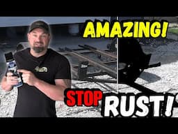 Motorcycle Trailer Headed To Scrap Yard Gets Saved!! - Eastwood Contour SCT & Rust Encapsulator