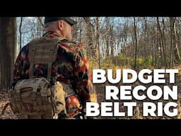 Budget Recon Belt Rig for Scouting and Survival - LBE